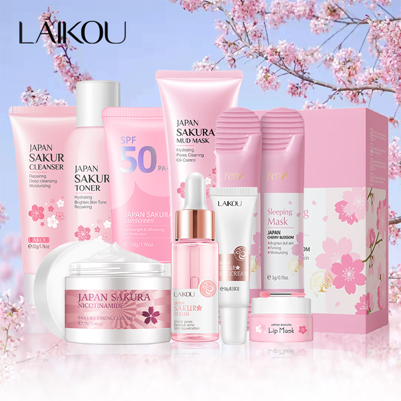 Luxury Skincare Kit - 9 pçs kit de produtos faciais