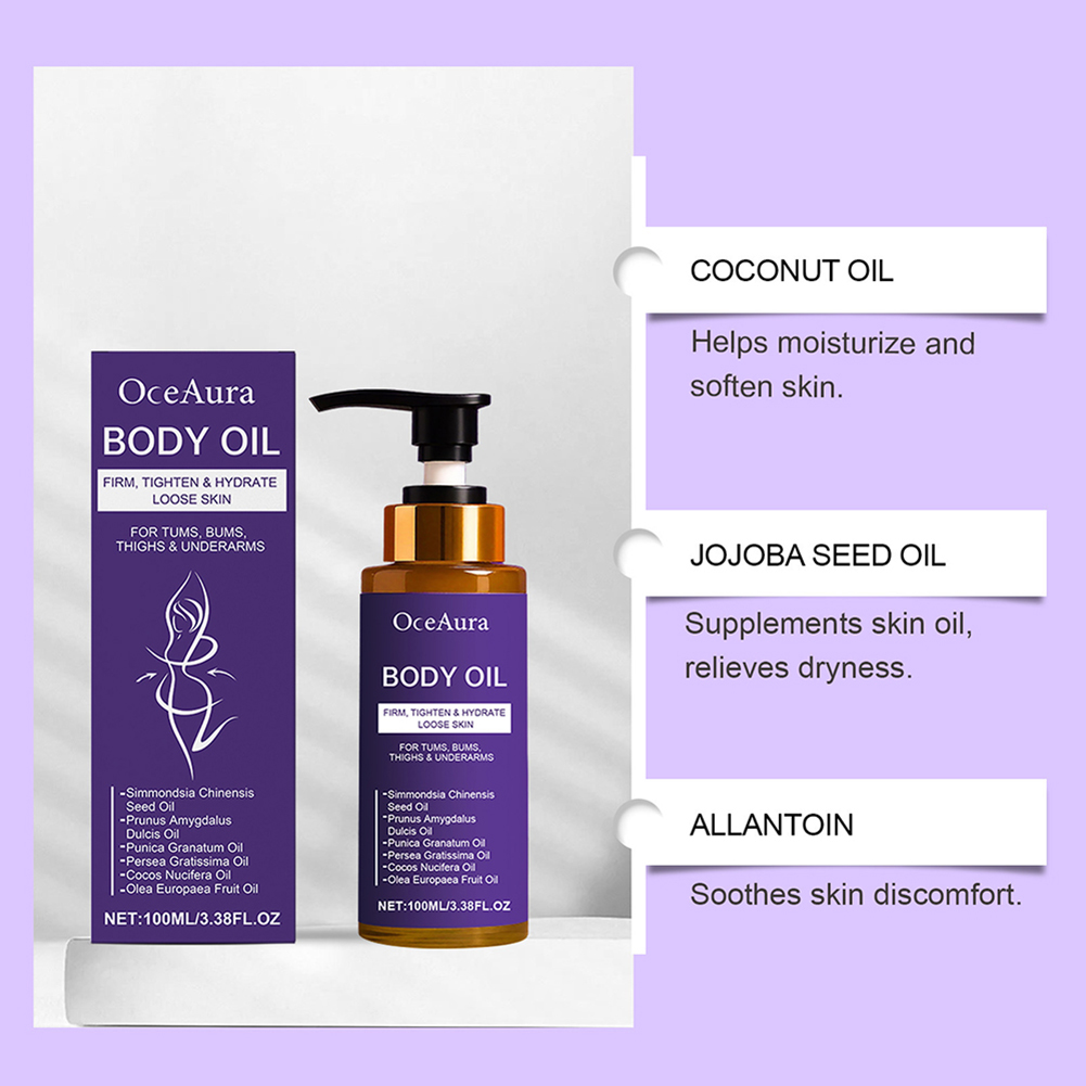 Óleo corporal de 100ml, óleo c - Luxury Skincare For Women avaliação e preço